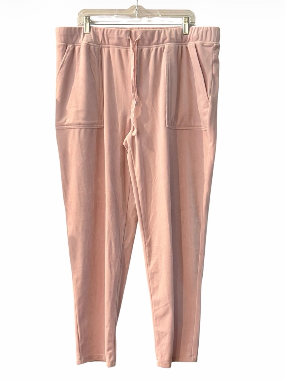 Like New! Time and Tru Pink Velour Sweatpants Size X-Large